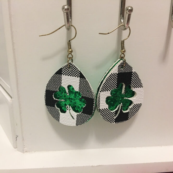 earrings made with cricut