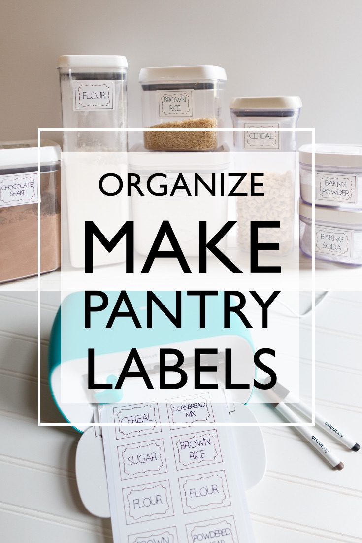 How to Make Pantry Labels with Cricut Joy 3 Easy Tutorials