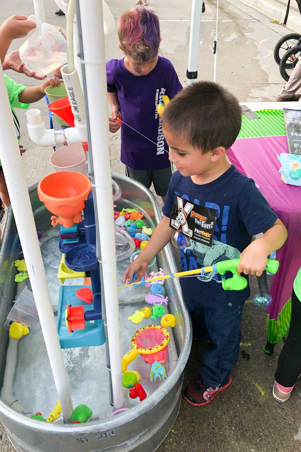 Homemade Sensory Table for Kids Using PVC Pipe