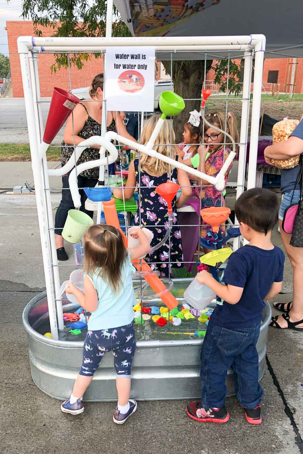 Homemade Sensory Table for Kids Using PVC Pipe