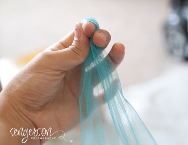 DIY no sew tutu baby skirt