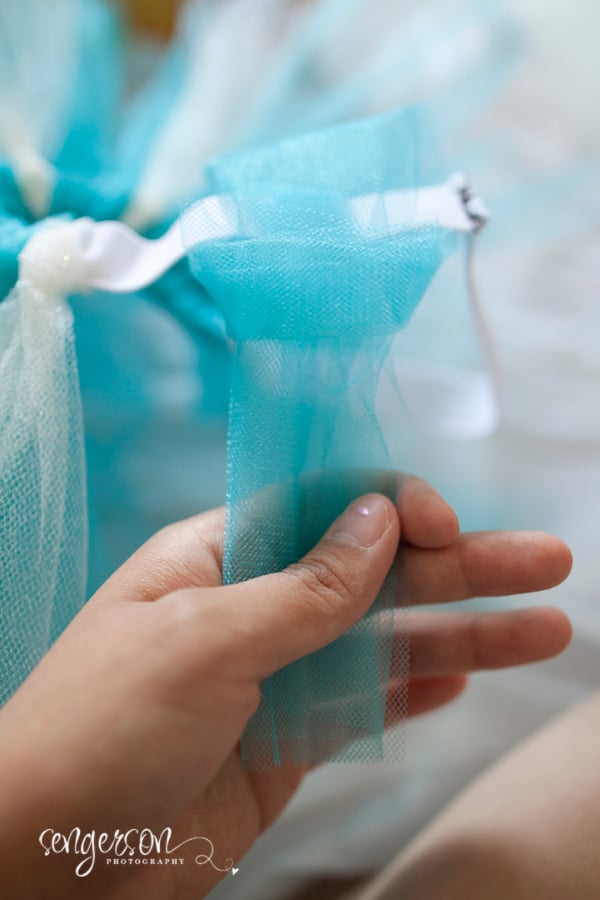 DIY no sew tutu baby skirt