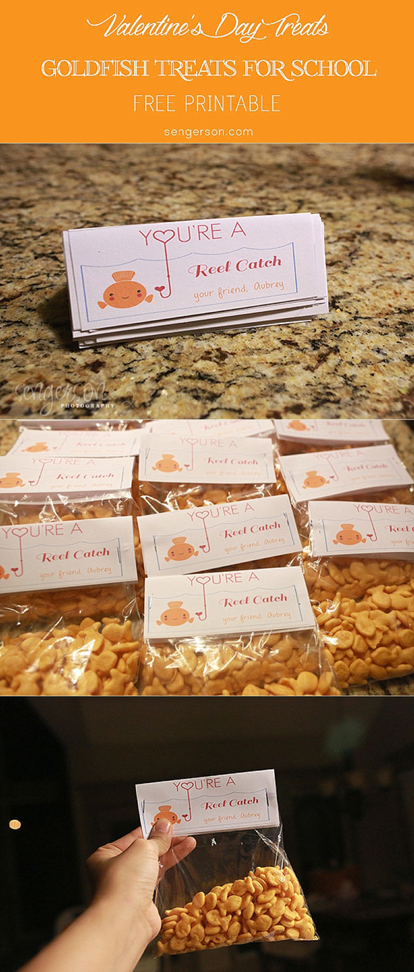 goldfish free printable valentines day