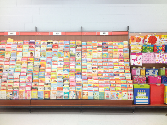 Box for greeting cards - no more running to the store last minute - build up your card stash and store them in style - www.sengerson.com.