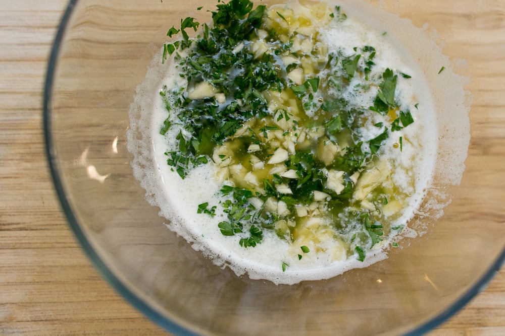 garlic parmesean biscuits with meatballs13