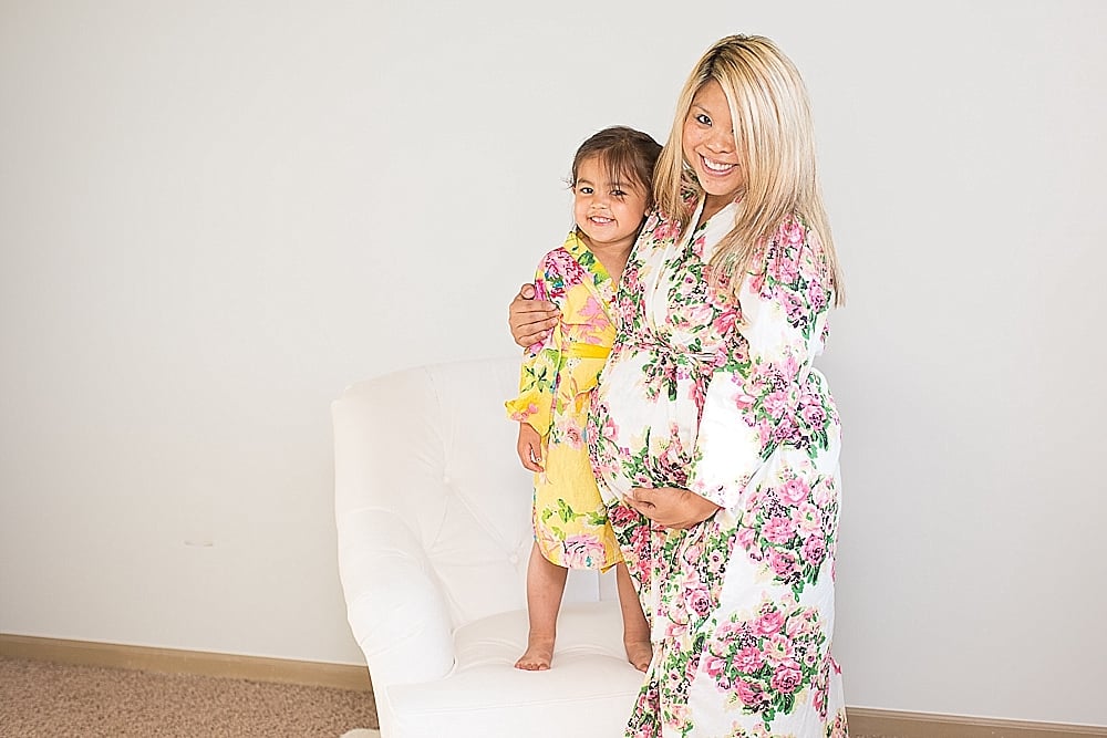 beautiful maternity floral robe_0003
