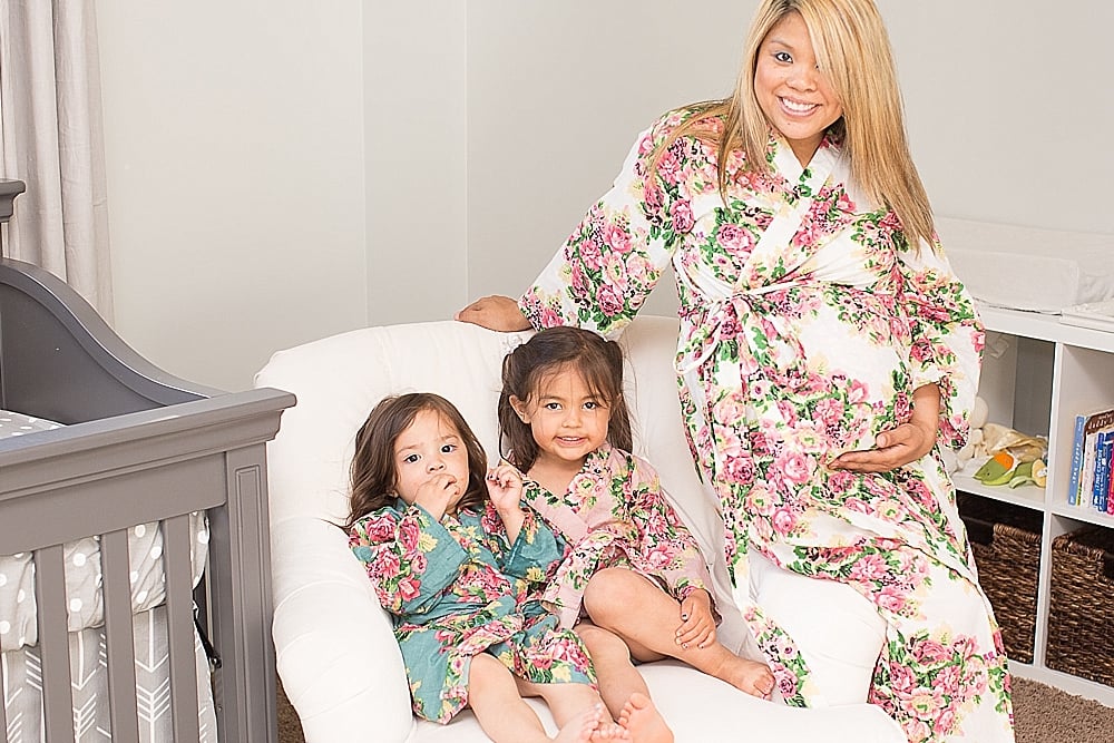 beautiful maternity floral robe_0006