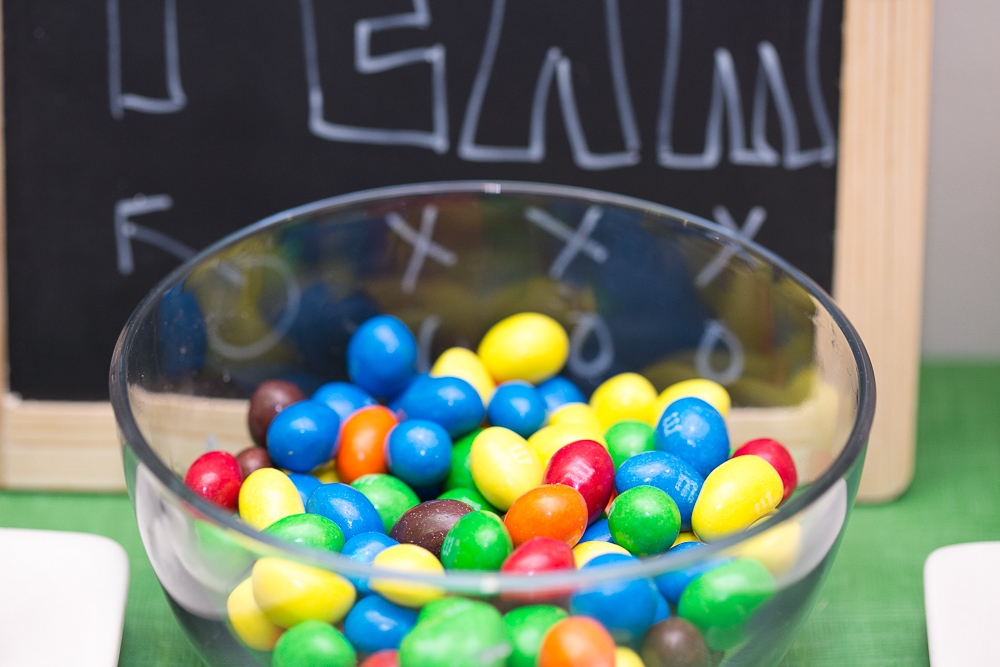 superbowl game day tablescape 