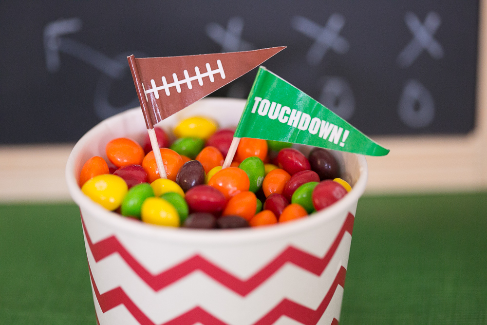 superbowl game day tablescape 