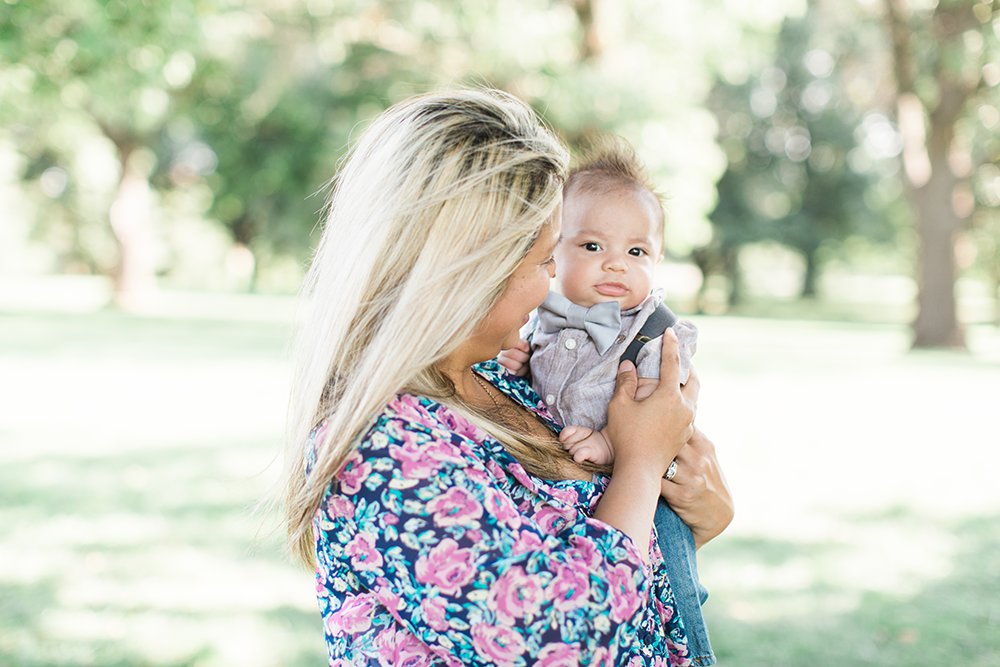 mom and baby loose park