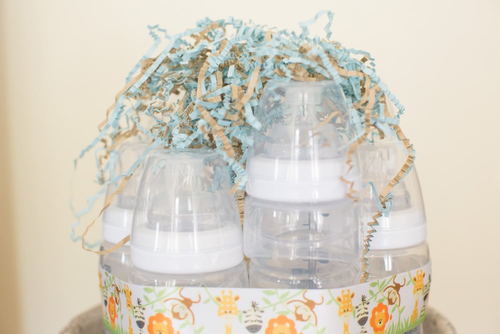 baby shower bottle cake