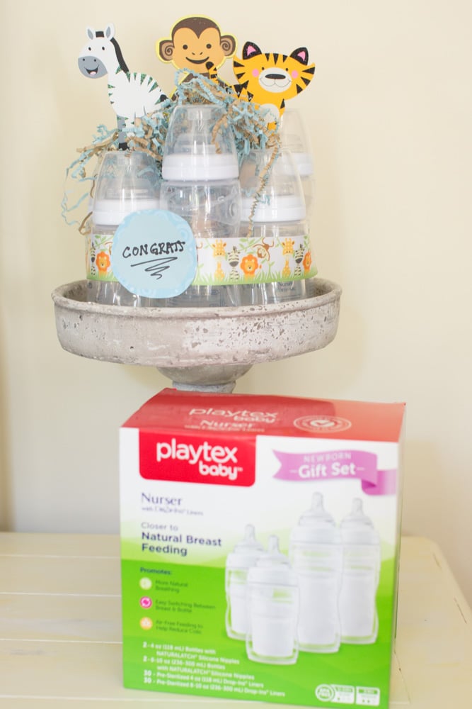 baby shower bottle cake 013