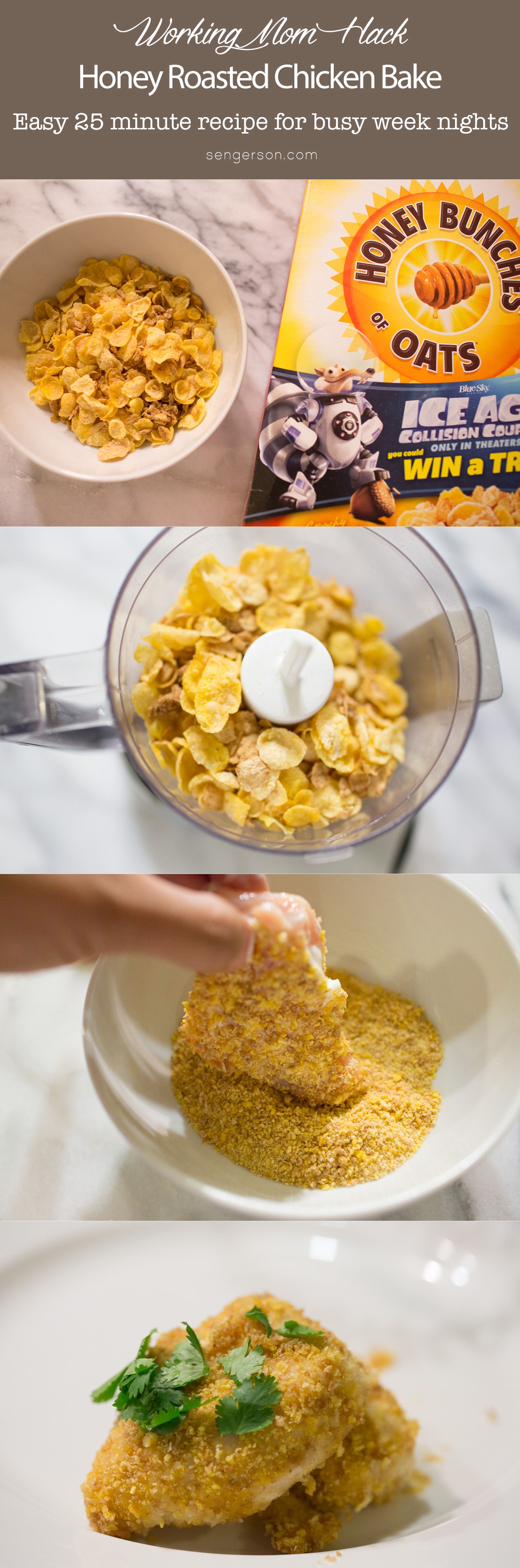 honey roasted chicken bake recipe easy meal