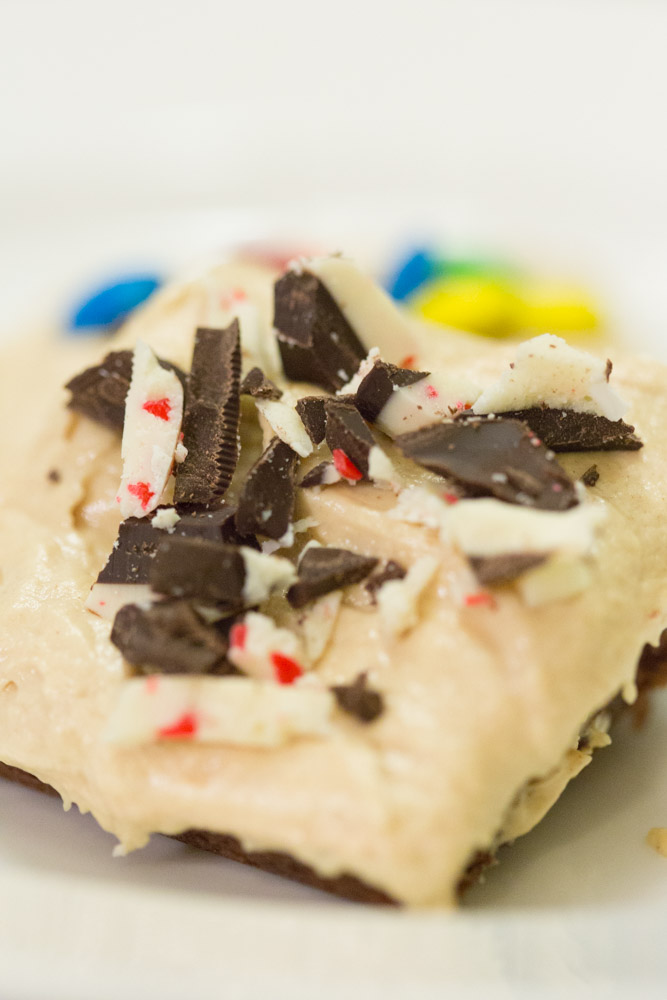 Whipped Peanut Butter Chocolate Fudge Brownies