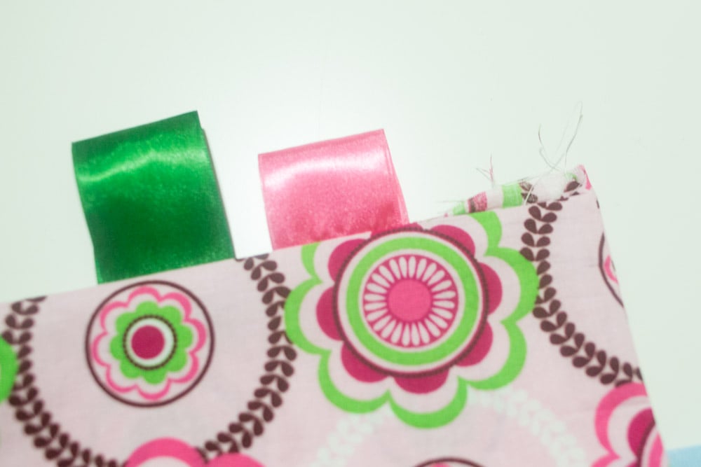 baby toy sensory tag blanket