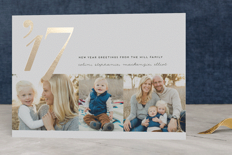 foil pressed holiday cards