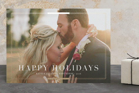 foil pressed holiday cards