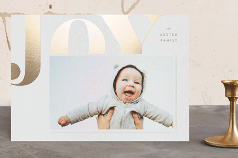 foil pressed holiday cards