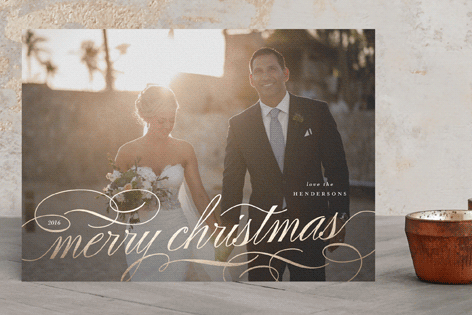 foil pressed holiday cards