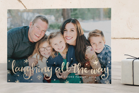 foil pressed holiday cards