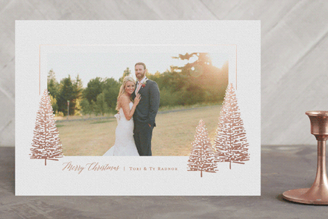 foil pressed holiday cards