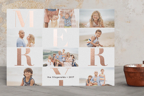 foil pressed holiday cards