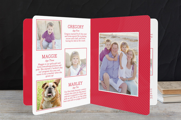 booklette holiday cards