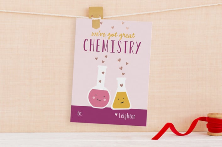 valentine card ideas chemistry