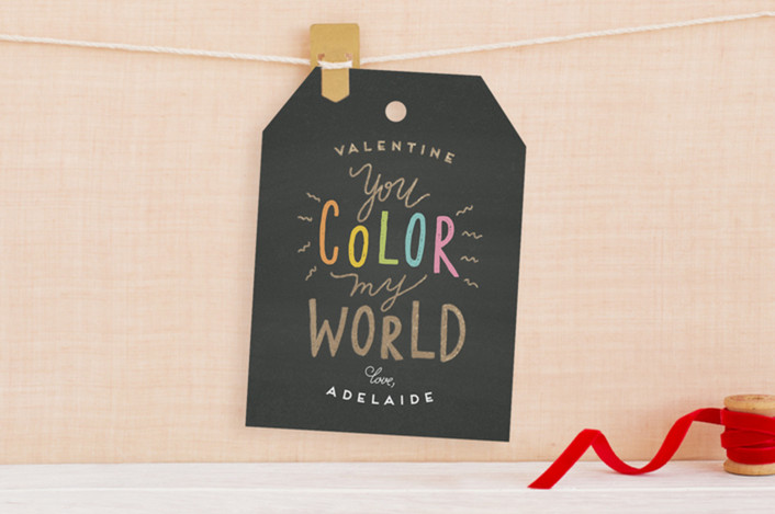 valentine card ideas color