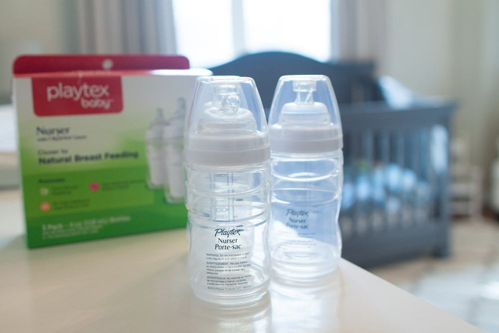 playtex baby bottles with crib