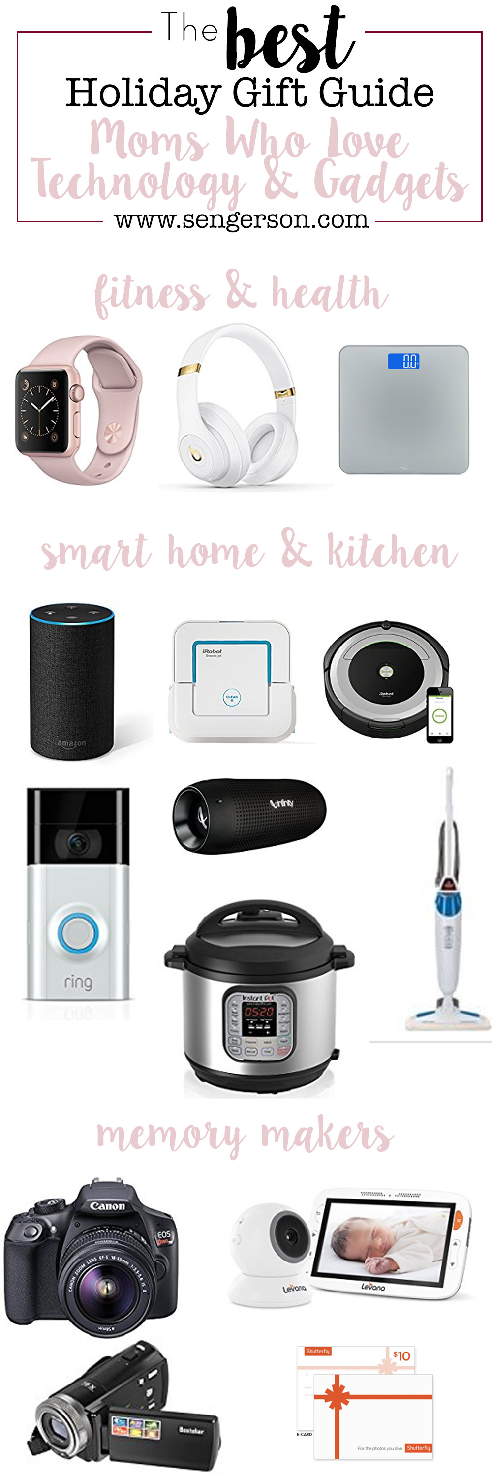 Holiday Gift Guide For Moms Who Love Technology Here S My Roundup And Reasons Why Each One Makes The Perfect Gift For Any Mom Who Loves Gidgets Gadgets