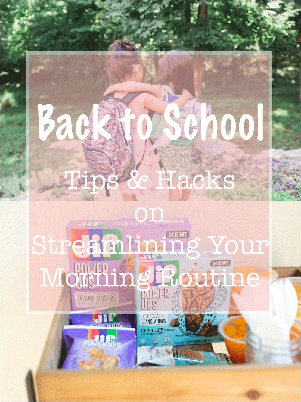 back to school morning routine