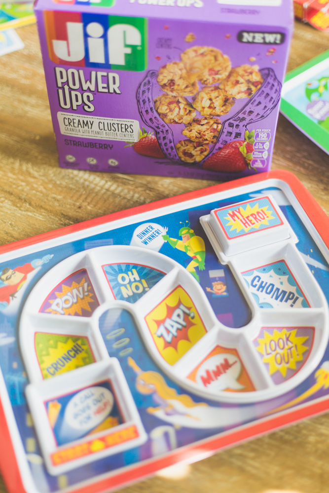 colorful game plates