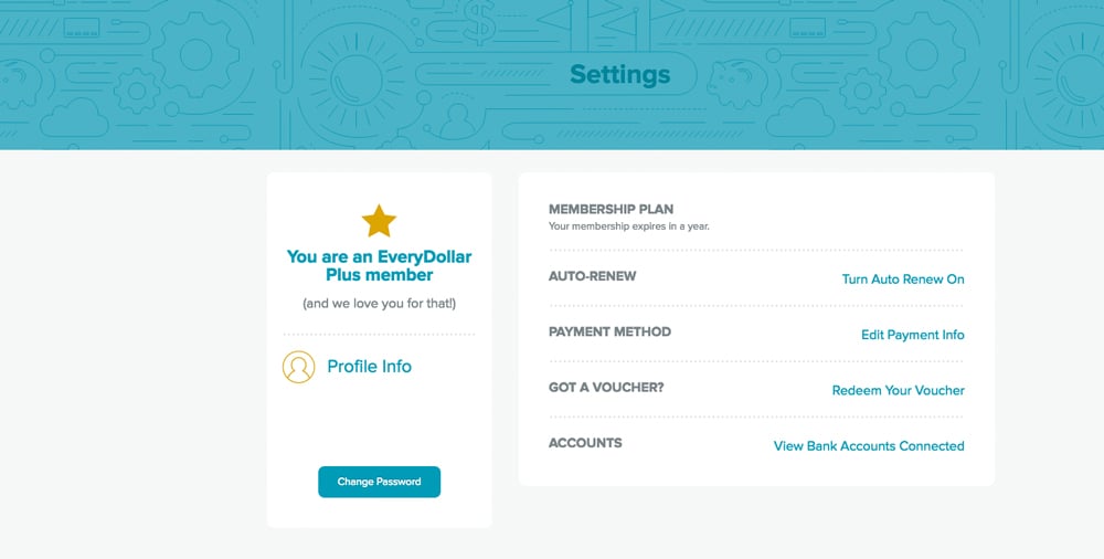 Web-based Budgeting Tool: Every Dollar