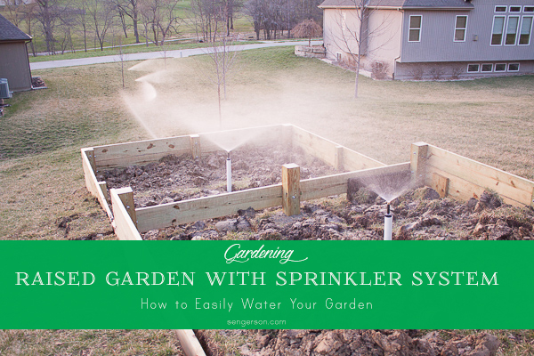 DIY Sprinkler System for Garden