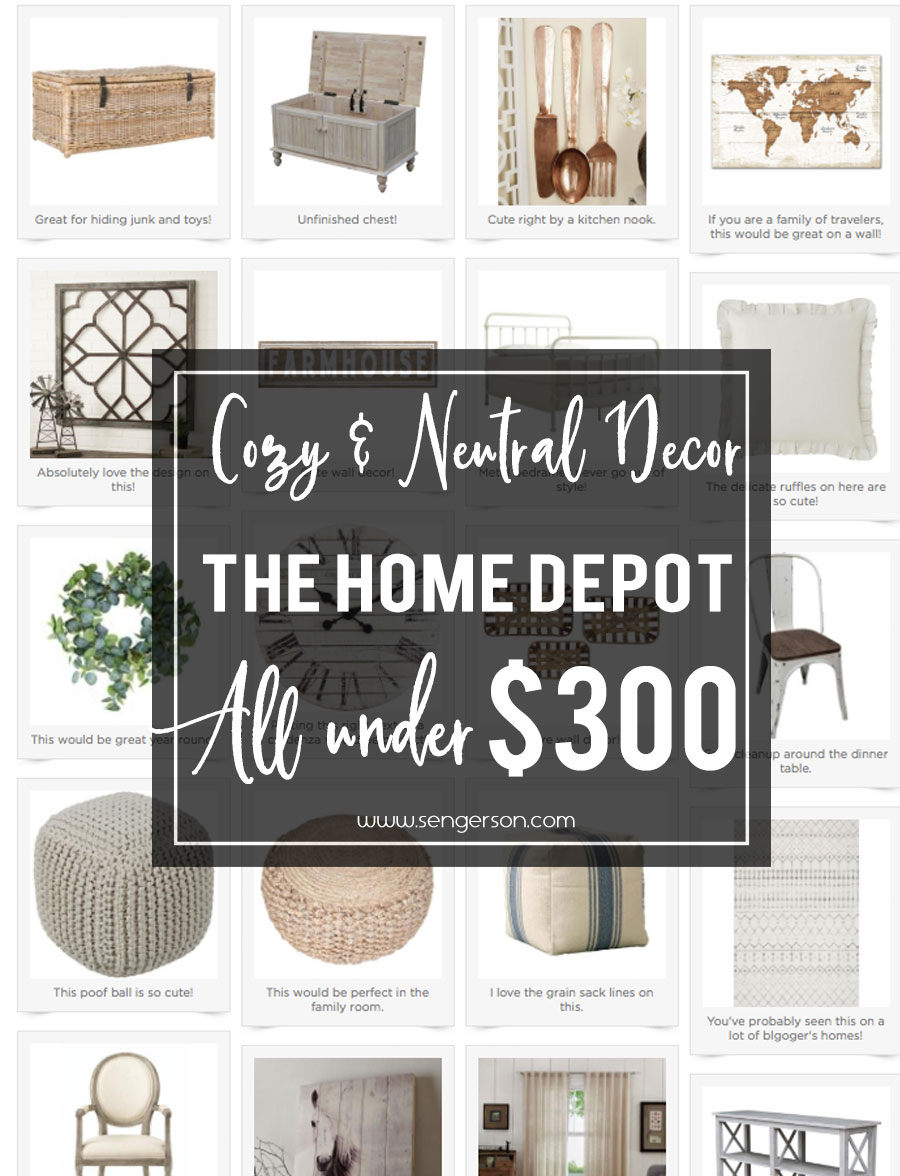 home decor collection from home depot