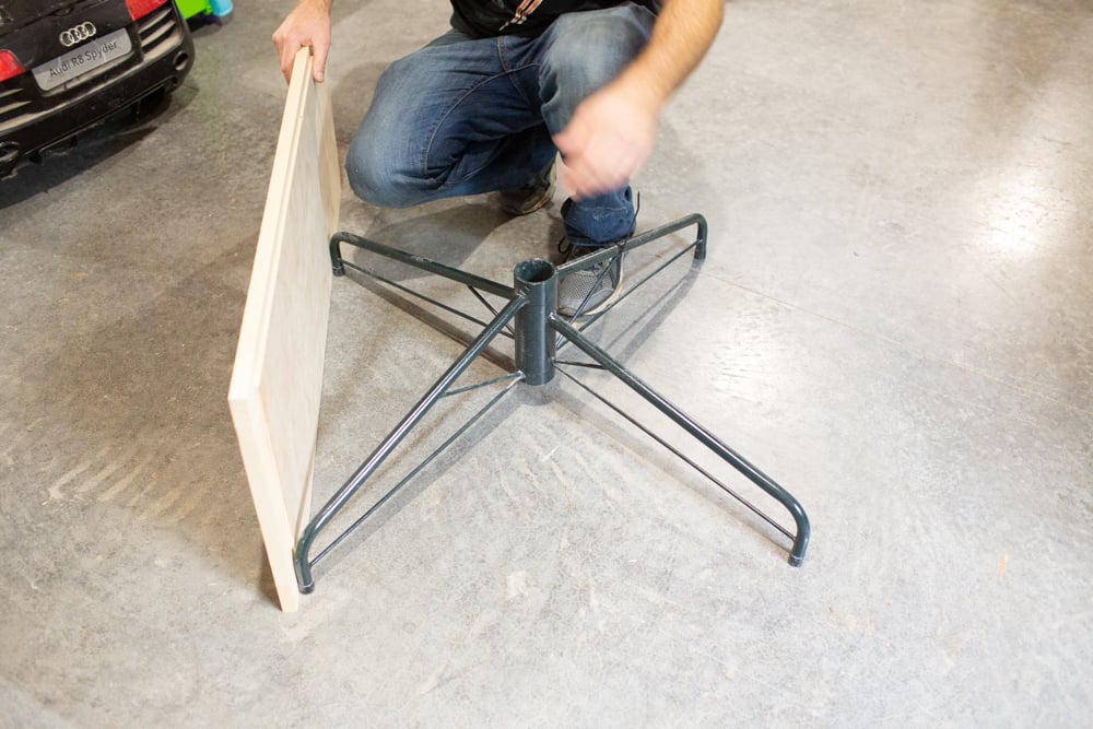 how to make a christmas tree collar 1