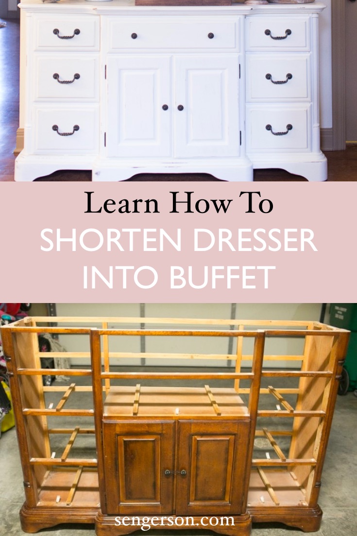 DIY Dresser to Buffet