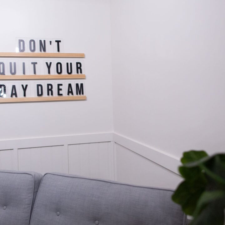 How to Make DIY Oversized Letter Board