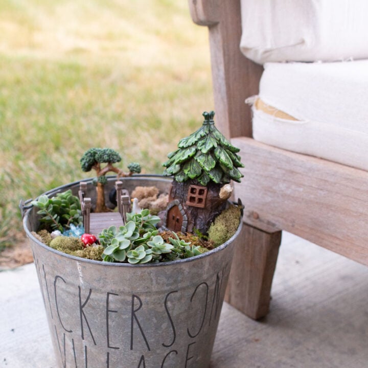 how to make an outdoor fairy garden