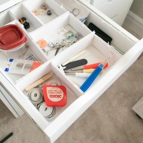 Drawer Dividers for Ikea Alex Cabinets