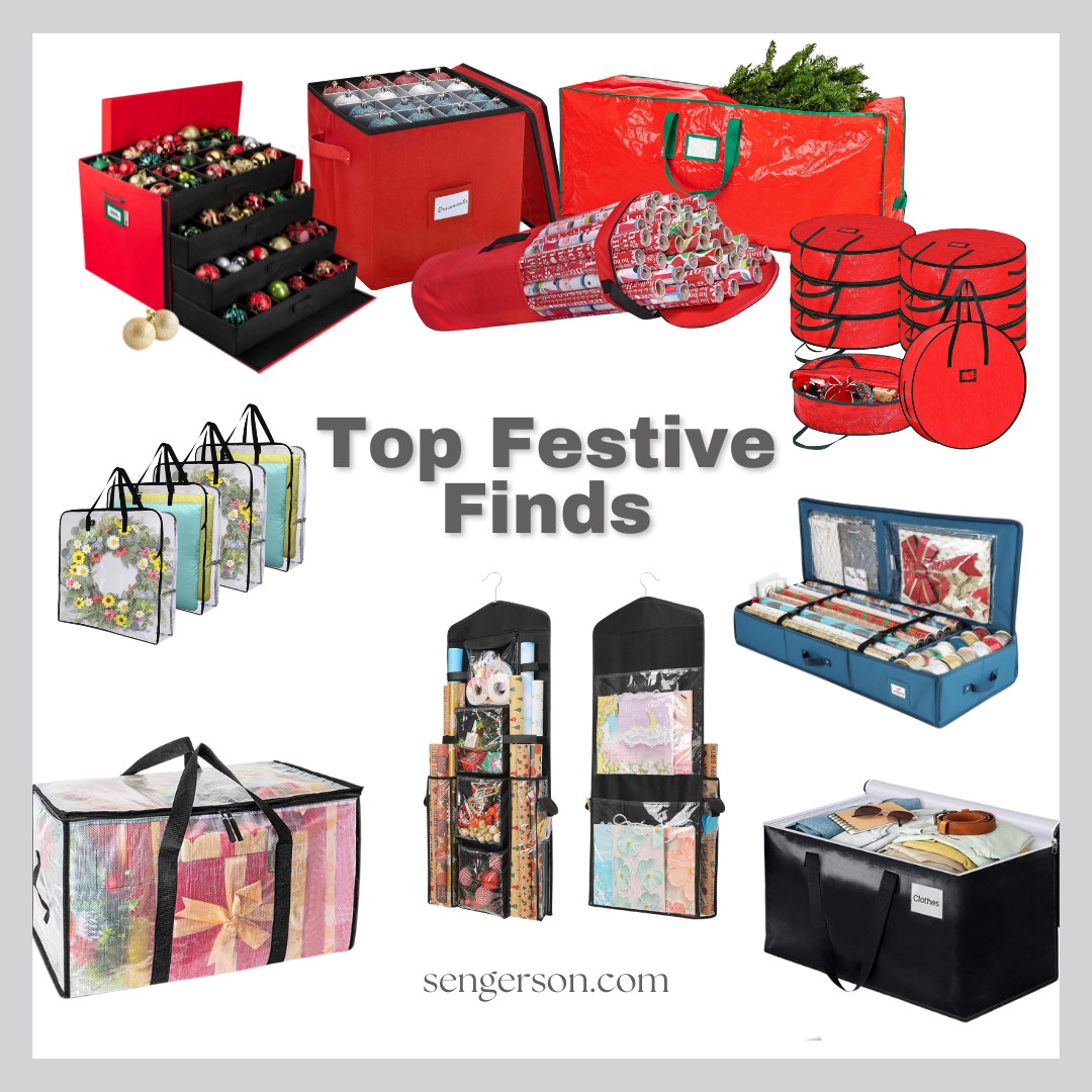 holiday decoration and organization
