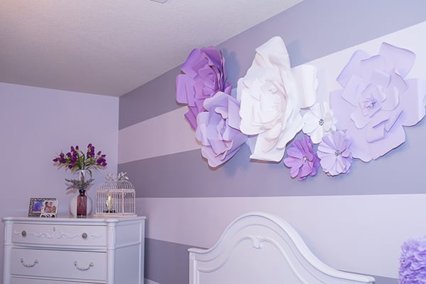 DIY Large Paper Flowers tutorial featured by top US lifestyle blogger, Sengerson