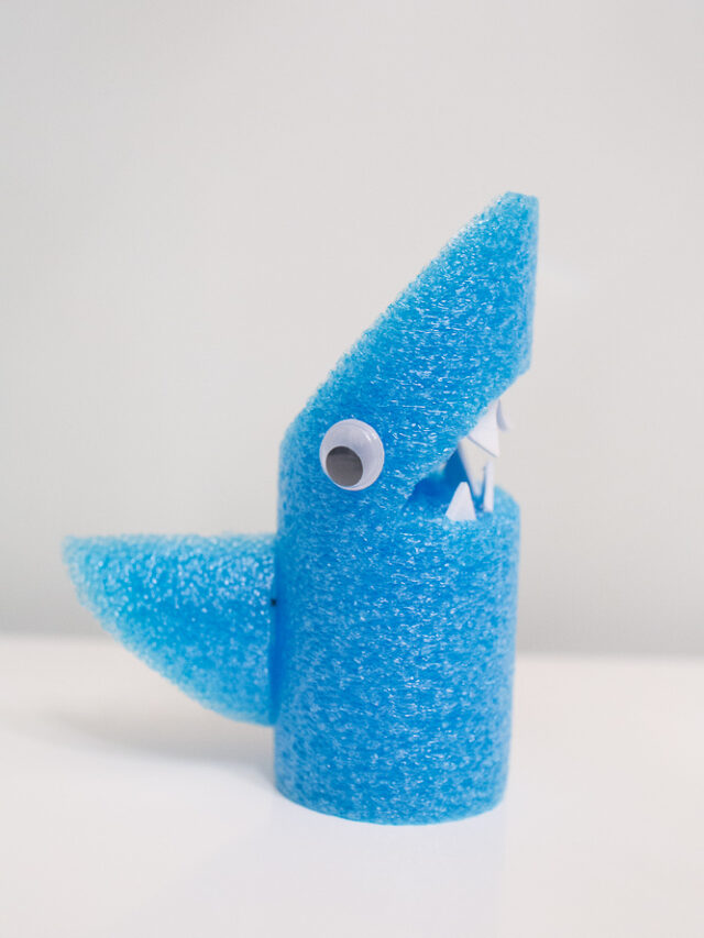 Pool Noodle Shark Craft - Home DIY, Design, and Organization for ...