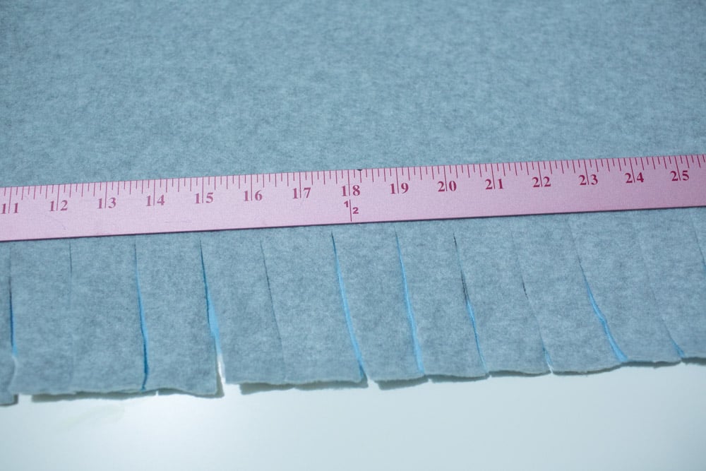 No Sew Fleece Baby Blanket Tutorial 6 Easy Steps (with Photos)