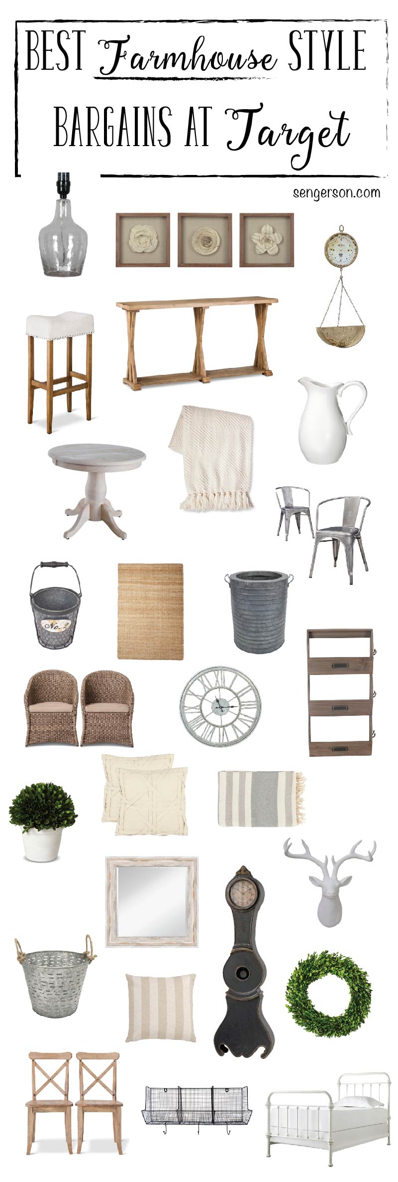 farmhouse fixer upper style decor from amazon
