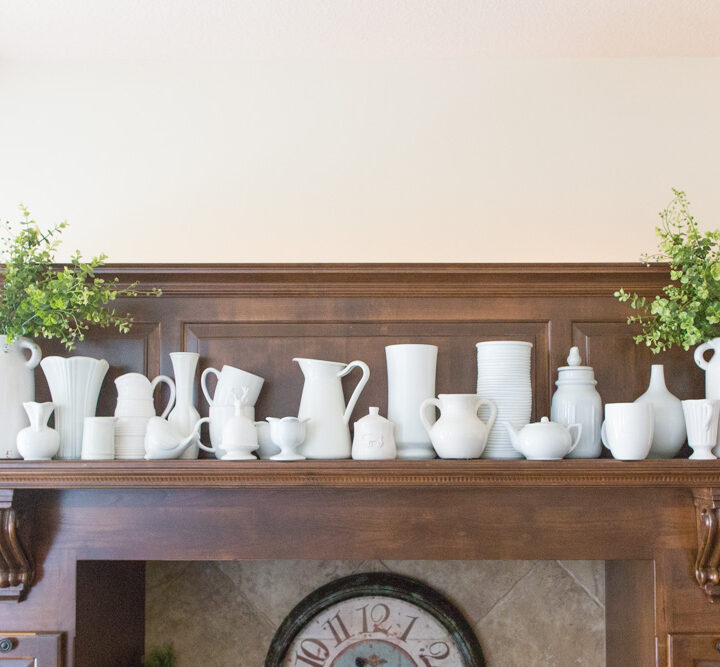 farmhouse pitcher vase decor