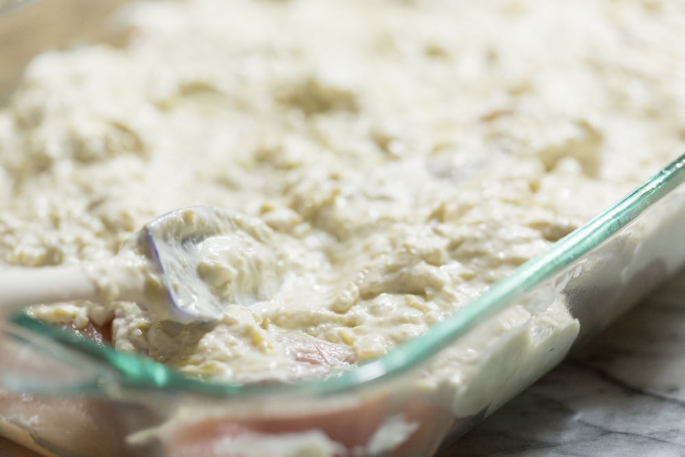 Easy Artichoke Chicken Bake