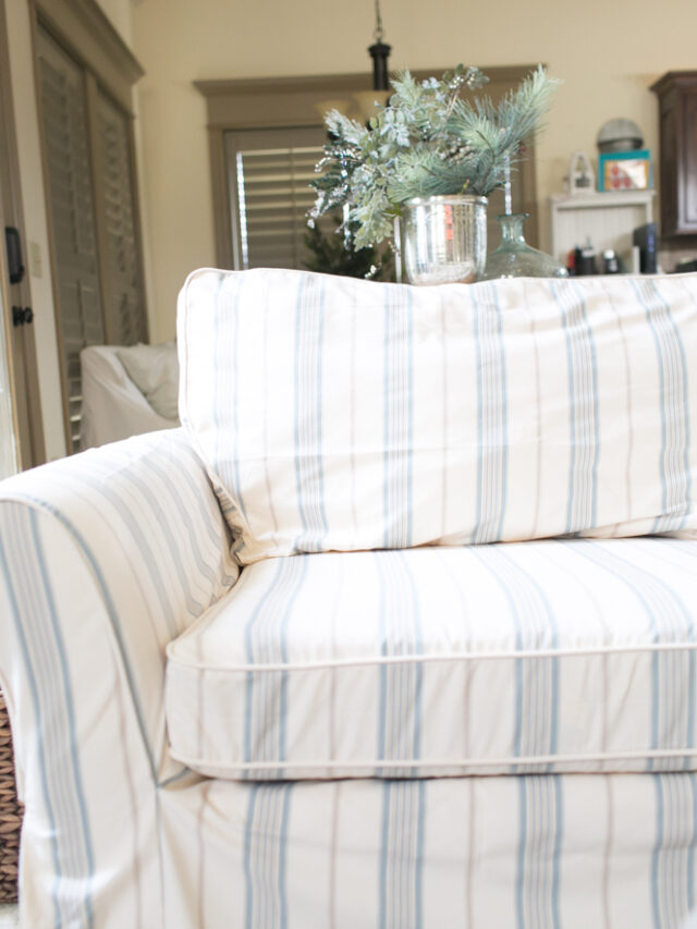 Pottery Barn Slipcover Makeover Home DIY, Design, and Organization