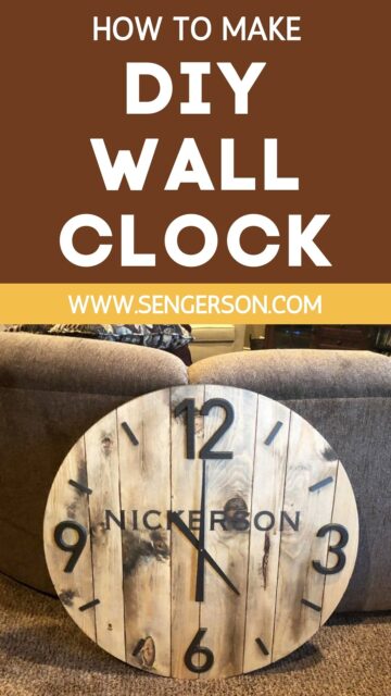 How to Make a DIY Wall Clock in 8 Easy Steps